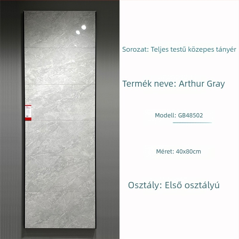 400x800 mm-es belső falicsempe, mázas porcelán, fürdőszoba és konyha számára, puzzle mintázat, modern egyszerű stílus, csúszásmentes felület