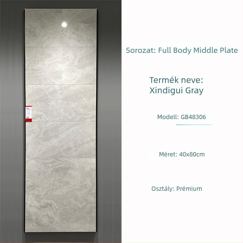 400x800 mm-es belső falicsempe, mázas porcelán, fürdőszoba és konyha számára, puzzle mintázat, modern egyszerű stílus, csúszásmentes felület