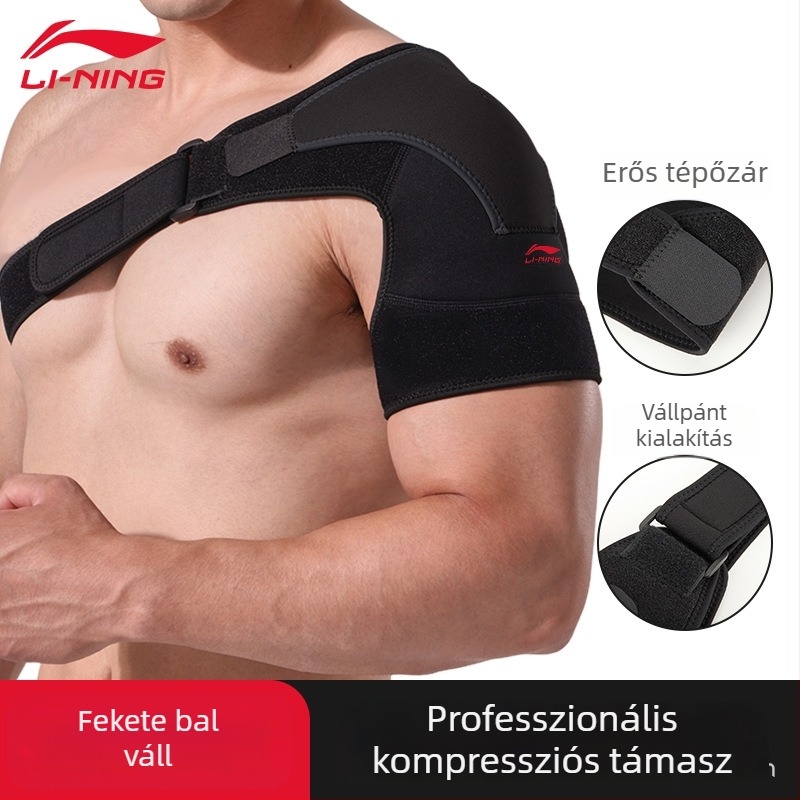 Li Ning Sporthoz és rehabilitációhoz készült vállvédő – férfiaknak szánt vállvédő rotátorköpeny-sérülés esetén
