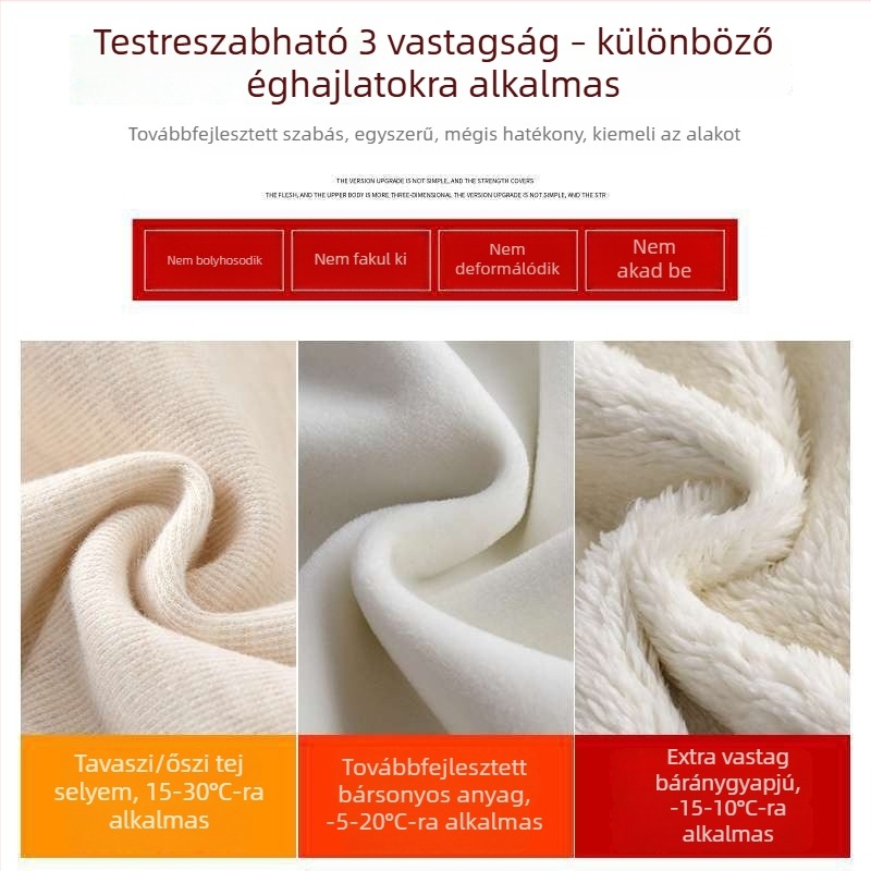 Szürke női nadrág fleece-betéttel, meleg őszi-téli időszakra, laza szabású