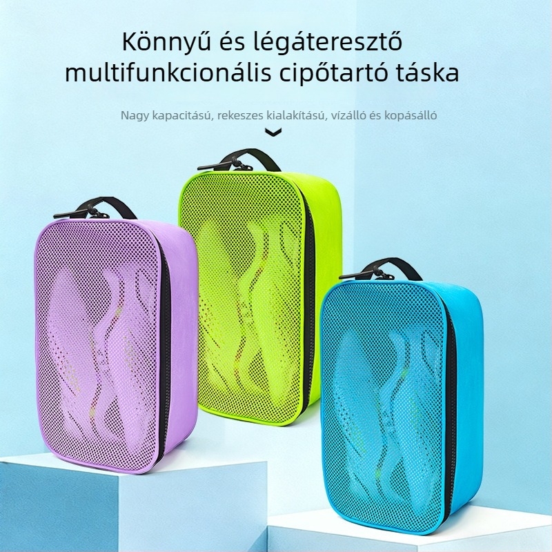 Személyre szabott, nagy kapacitású hordozható cipőtáska futballhoz, kosárlabdához és röplabdához