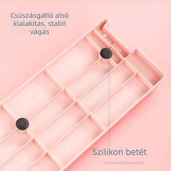 Deli A4 mini kézi papírvágó – kétoldalú penge, kétirányú vágófej, irodai és iskolai használatra