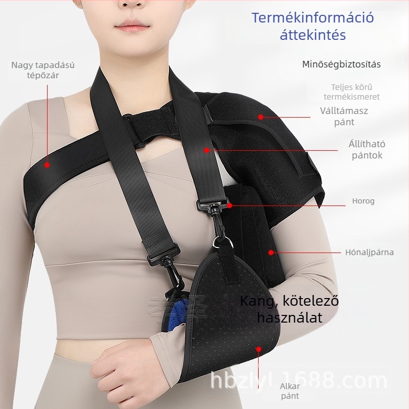 Vállrehabilitációs merevítő diszlokáció, hemiplegia és stroke esetén — vállvédő és rögzítő öv felnőtteknek
