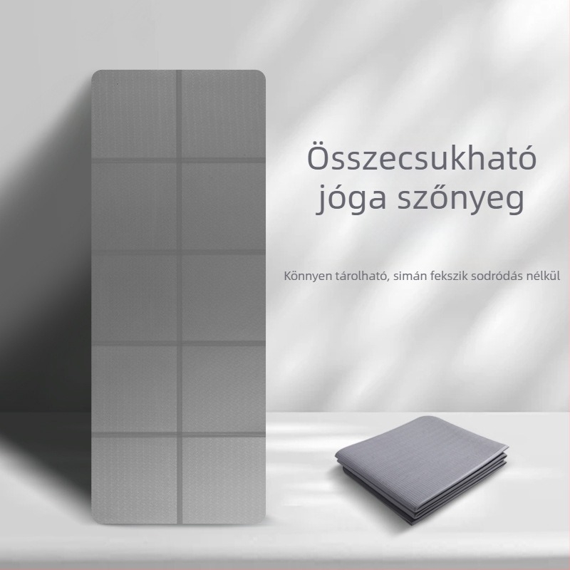 TPE összecsukható jóga matrac, antibakteriális gyerekeknek, kényelmes, vastagabb diák alvó matrac a földre