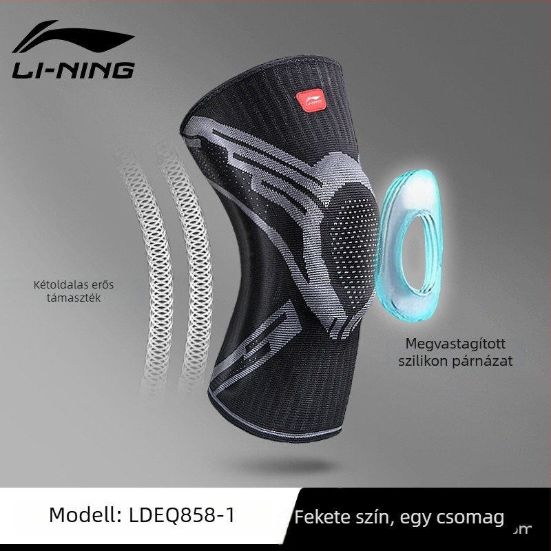 Li-Ning férfi térdvédő kosárlabdára és futásra, professzionális nyári térdvédelem és meniszkusz védő