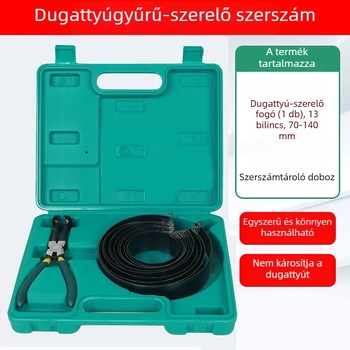 Dugattyúgyűrű beépítő eszköz autójavításhoz — univerzális gyűrűszorító és dugattyúgyűrű demontázs csipesz