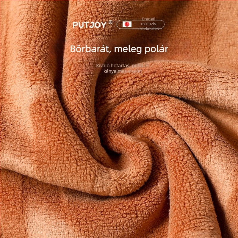 Putjoy térdvédők dupla oldalas polár fleece-ből – őszi–téli melegítés, bélelt, vastagított