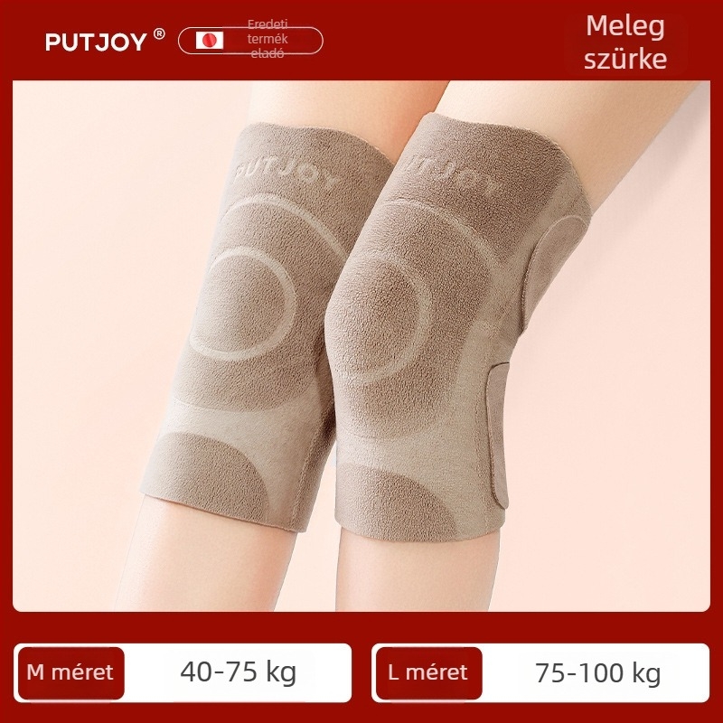 Putjoy térdvédők dupla oldalas polár fleece-ből – őszi–téli melegítés, bélelt, vastagított