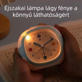 Diákoknak szóló ébresztőóra – asztali kivitel kollégiumi szobába, aranyos stílus