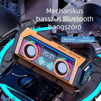 2025 Vezeték nélküli Bluetooth asztali hangfal mélynyomóval otthonra, kultúrtere és karaokéhoz