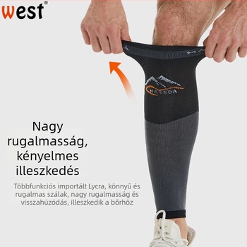 Maxda Nylon kompressziós vádlimanszetta futáshoz, maratonhoz és sporthoz
