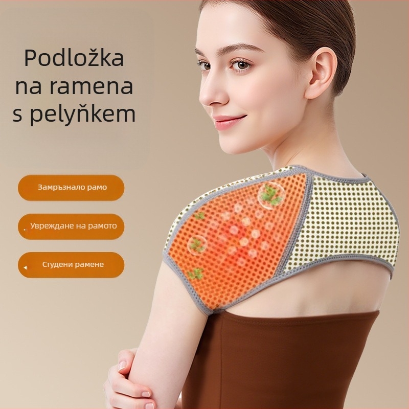 Őszi–téli vállmelegítő párna alváshoz, mágneses önmelegítéssel, védelem a vállaknak és a nyaknak felnőtteknek