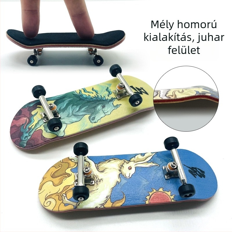 ALF Tizenkét Zodiákus – 32 mm-es fa fingerboard fiataloknak – kreatív játék ajándék