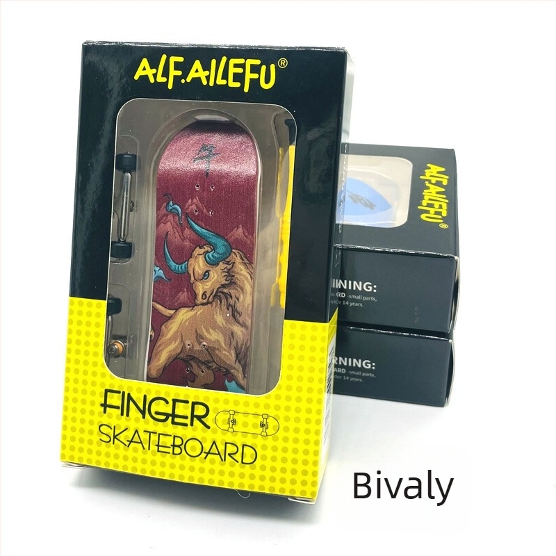 ALF Tizenkét Zodiákus – 32 mm-es fa fingerboard fiataloknak – kreatív játék ajándék