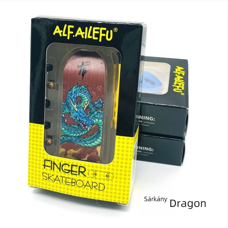 ALF Tizenkét Zodiákus – 32 mm-es fa fingerboard fiataloknak – kreatív játék ajándék