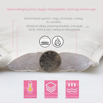 Uniszex plüss béléses váll- és nyakmelegítő kendő, vastag, alváshoz
