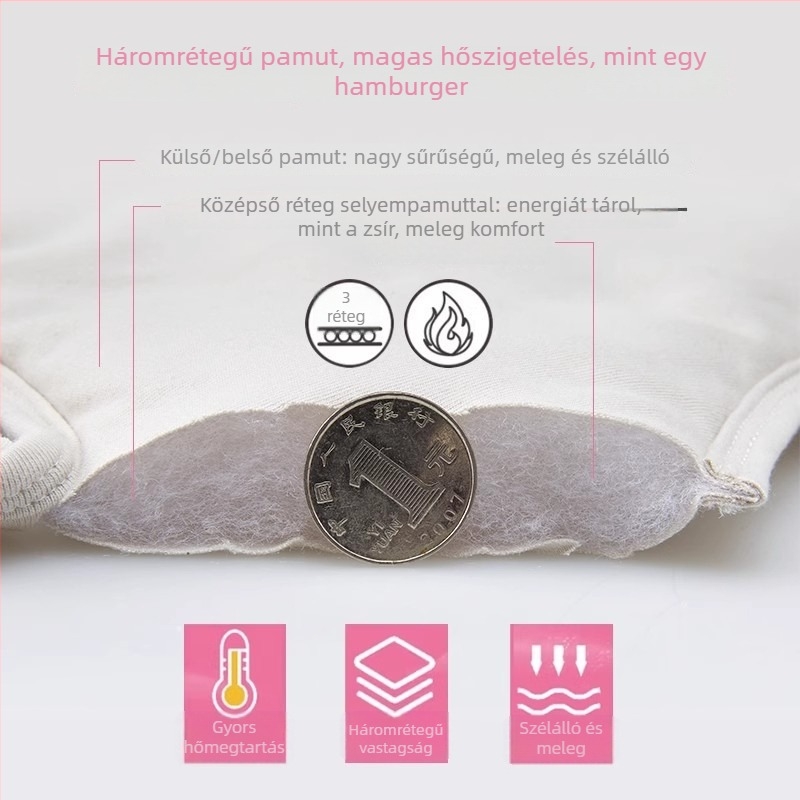 Váll- és nyaktámasztó vastag sál felnőtteknek, meleg és kényelmes ősz-télre