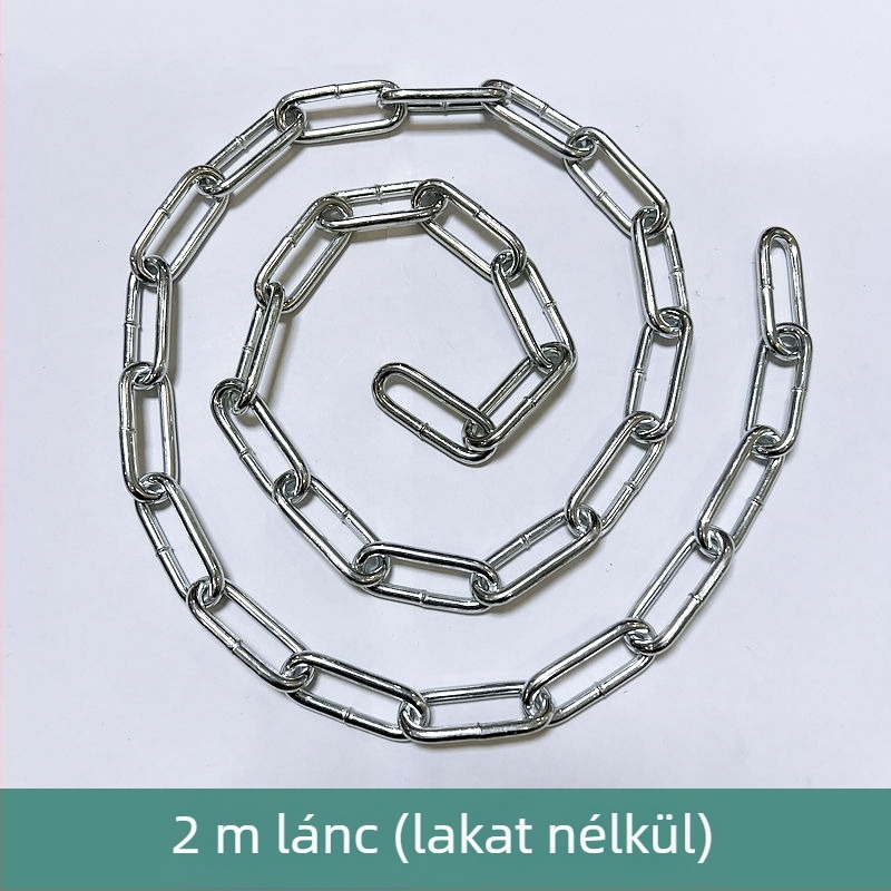 Láncos zár kerékpárhoz és elektromos kerékpárhoz, lopás elleni, acéllánc