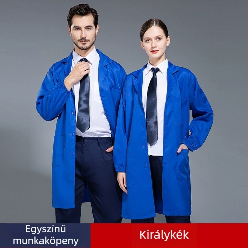 Vízálló férfi munkaruha ősz-télre, fleece béléses, porvédő kabát raktárban végzendő feladatokra