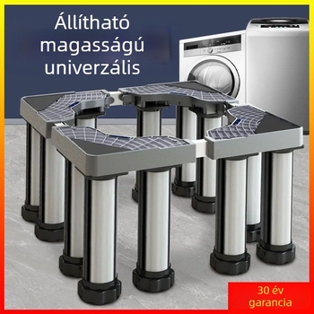  Univerzális mosógép tartó állítható magassággal és kültéri klímaberendezéshez magasságot növelő tartóval