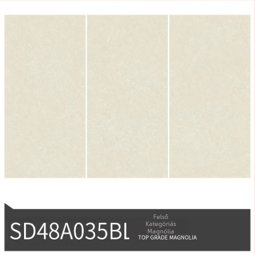 Egésztestű márványmintás porcelán csempe, 400x800 mm, fényes falicssempe konyha és fürdőszoba számára, szürke-krém szín