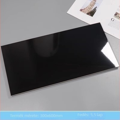 Skandináv stílusú fürdőszobai falicsempe, 300x600, glazúrozott, egyszínű, fényes felület, belső falburkolat fürdőbe és konyhába