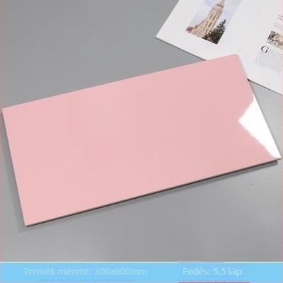 Skandináv stílusú fürdőszobai falicsempe, 300x600, glazúrozott, egyszínű, fényes felület, belső falburkolat fürdőbe és konyhába