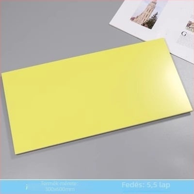Skandináv stílusú fürdőszobai falicsempe, 300x600, glazúrozott, egyszínű, fényes felület, belső falburkolat fürdőbe és konyhába