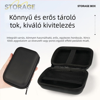 GP-5 effektpedál tok: vízálló, ütésálló, hordozható egy pedál számára.