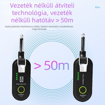 Elektromos gitárhoz vezeték nélküli adó-vevő egység — egy-től több átviteli rendszer