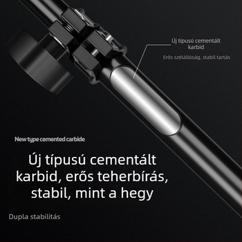 Telefonos élő közvetítéshez padlón álló állvány, teleszkópos, összecsukható, hordozható kültéri fotózáshoz