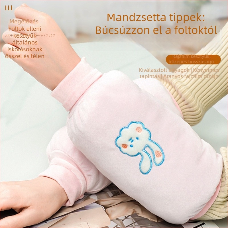 Beépített kesztyűs ujjvédők 2 az 1-ben munkához és íráshoz, uniszex, minden évszakra, szennyeződés- és kopásálló.