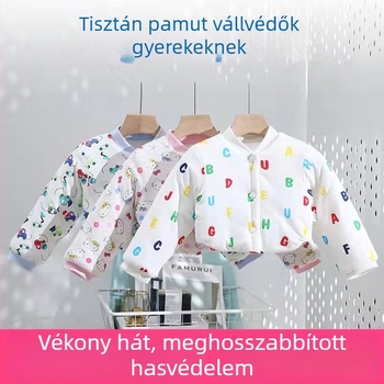 Gyerek vállvédő mellény alváshoz, meleg, vastag, őszre-télre