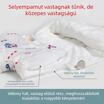 Gyerek vállvédő mellény alváshoz, meleg, vastag, őszre-télre