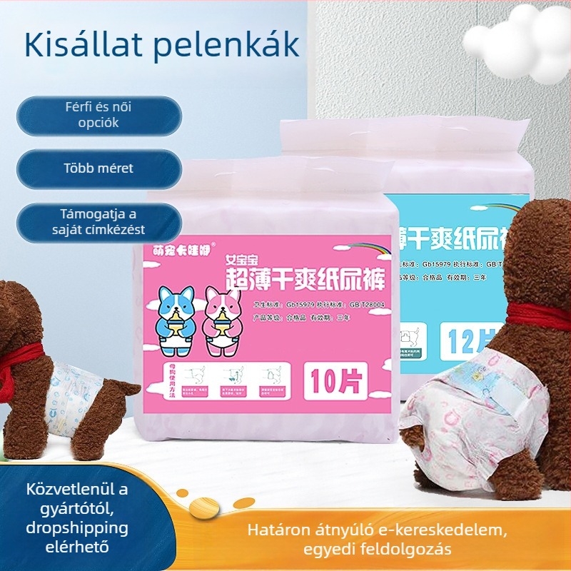 Kutyapelenkák – nőstény és hím kutyáknak, higiénikus alsónemű