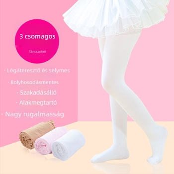 Gyerekeknek szánt bársony balett leggings tánchoz – tavasz–ősz, gyakorláshoz