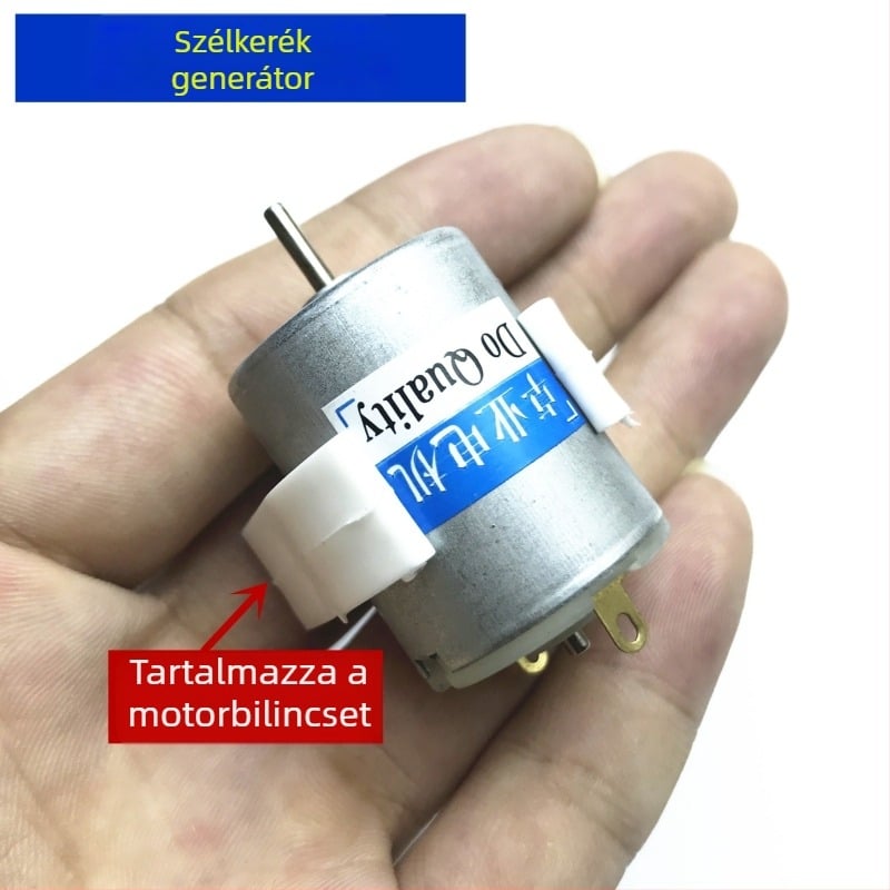 Függőleges tengelyű szélturbina, 36 W, állandó mágneses DC motor, 12–24 V