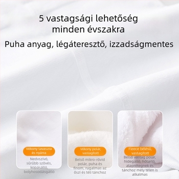 Gyerekeknek szánt tánc zoknik fehér alapszínűek, béléssel ellátott harisnyák tavasz-ősz-télre