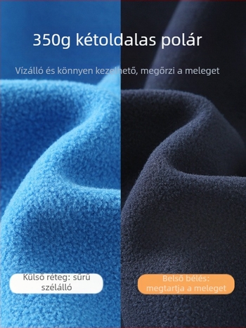 Gyerekek őszi polár fleece külsőruha: könnyű cipzáros dzseki és fleece-béléses mellény