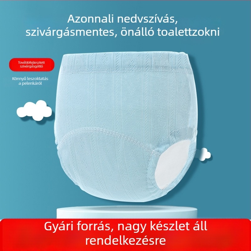Lányoknak szóló vécéhasználati edzőnadrágok, vízálló, újrahasználható, 1-3 éveseknek