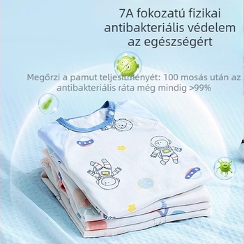 Lyocell bébi alvó overál szétválasztott lábakkal, nyár 2025