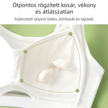 Pubertáskorú lányok sportmelltartója, stádiumok 2–3, általános iskolától középiskoláig
