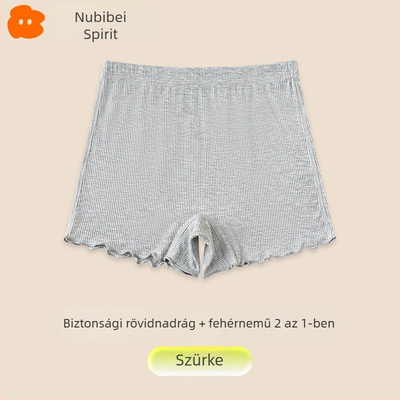 Lányok számára pamutból készült alsónemű beépített rövidnadrággal a diszkrécióért, 2 az 1-ben nyári vékony