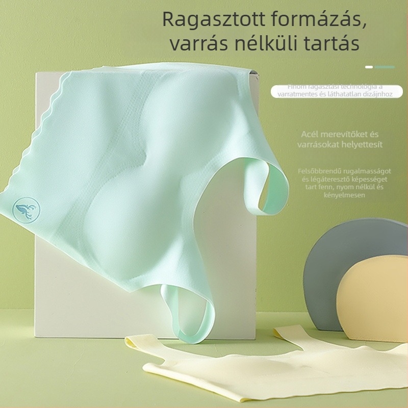 Középmagas hosszúságú varrat nélküli fejlesztő melltartó lányoknak, mellény-stílusú edzőalsó 12–15 éveseknek