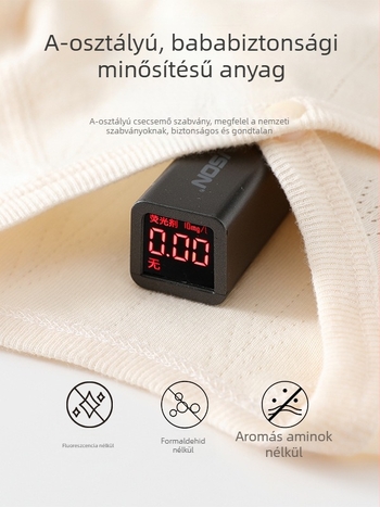 Újszülöttek uniszex hosszú ujjú felső 100% pamutból, A-osztály