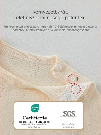 Újszülöttek uniszex hosszú ujjú felső 100% pamutból, A-osztály