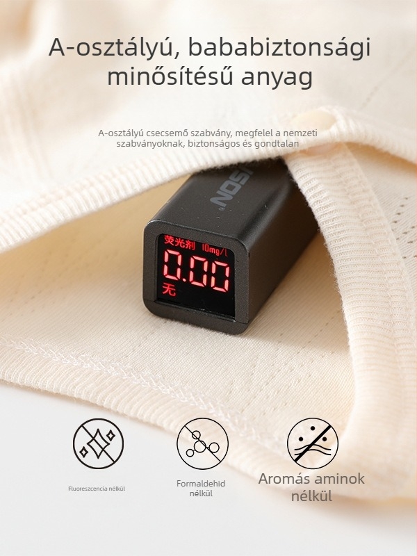 Újszülöttek uniszex hosszú ujjú felső 100% pamutból, A-osztály