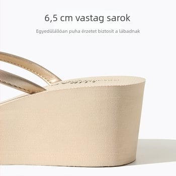 Lucardi női platformos szandál koreai stílusban, csúszásmentes talppal