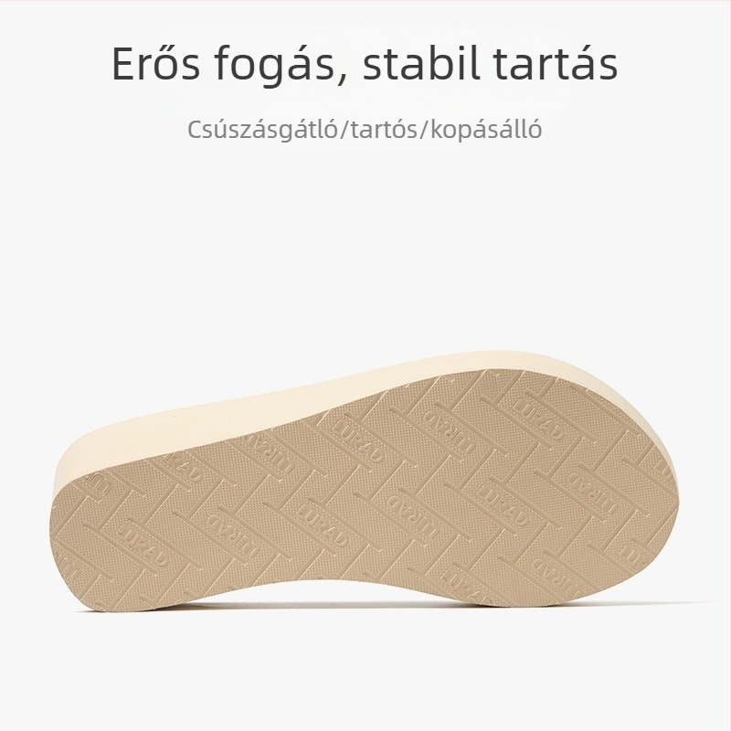 Lucardi női platformos szandál koreai stílusban, csúszásmentes talppal