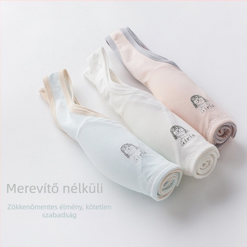 Nyári pamut melltartó 9–13 éves kislányok számára, könnyű, lélegző, puha kosarakkal